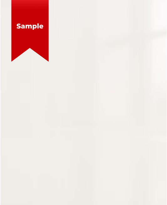 Piano White - Sample Door